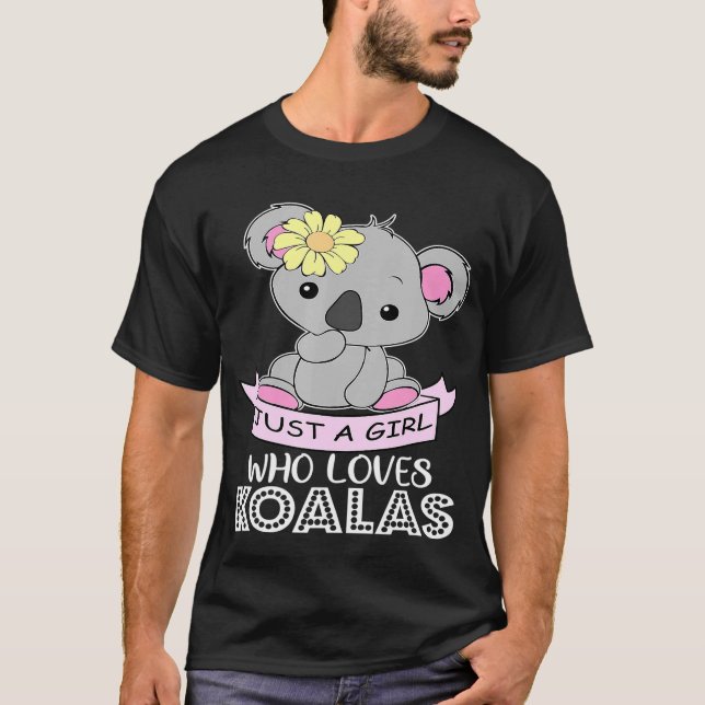 Camiseta Koalas Cute E Funny Koala Bear Animal Retro (Frente)