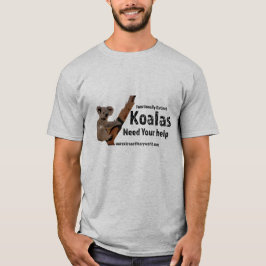 Camiseta Koalas Precisa De Sua Ajuda
