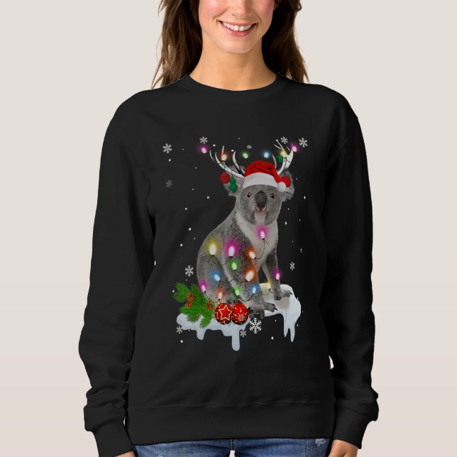 Camiseta Koalas Xmas Santa Hat Koala Christmas (Frente)