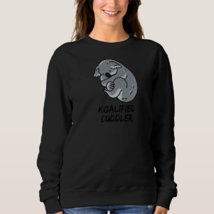 Camiseta Koalified Cuddler Funny Fofinho Cuddle Koala Pun L