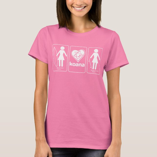 Camiseta Koana: Surf, Amor, Skate (Frente)