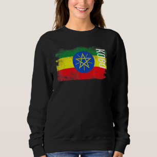 Camiseta Kobo Etiópia Bandeira Para Homens Etíopes Crianças
