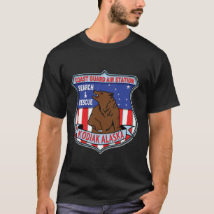 Camiseta Kodiak da estação aérea da guarda costeira