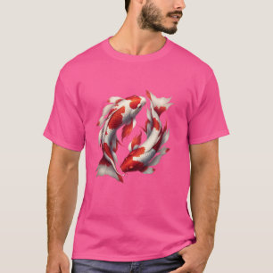 Camiseta Koi Carp Fish Nishikigoi, legal japonês, L