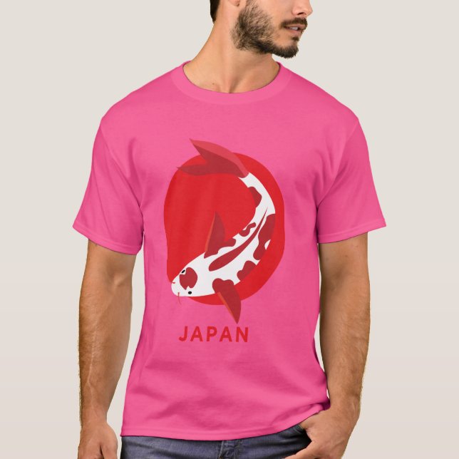 Camiseta Koi Carp Japan Tancho Nishikigoi Fish Pond Water G (Frente)