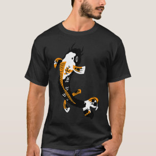 Camiseta Koi Carp Japonês Fish Koi Art Japonês Embroiderme