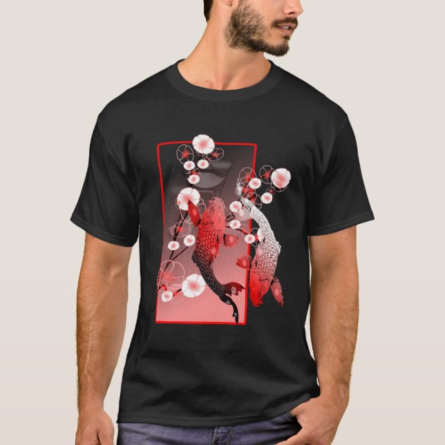 Camiseta Koi Carp Nishikigoi Fish Chersmsom (Frente)