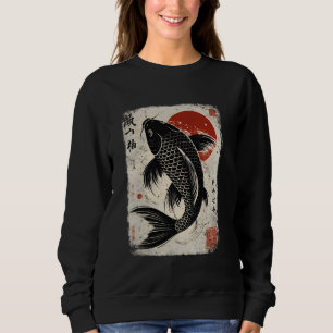 Camiseta Koi Carp Perseverança Koi Fish Sakura Nis