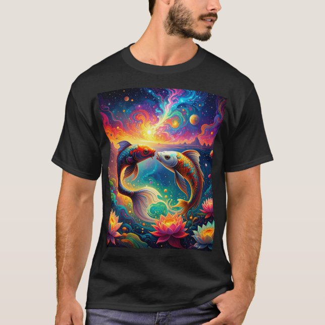 Camiseta Koi das Águas Sonhadoras (Frente)