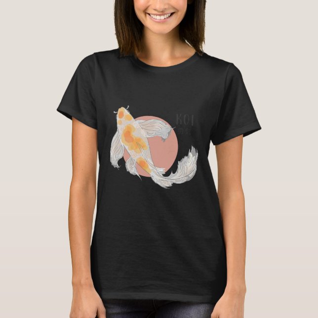 Camiseta Koi Fish Art (Frente)