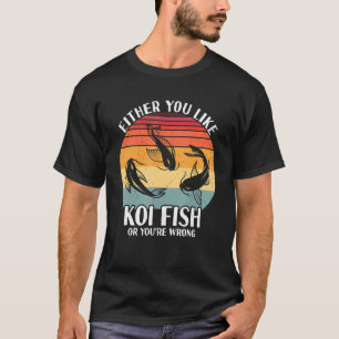 Camiseta Koi Fish Carp Nishikigoi Fish Chersom no Japão