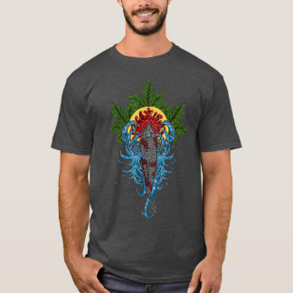 Camiseta Koi Fish Gift Japonês Art Koi Flowers Koi Fish