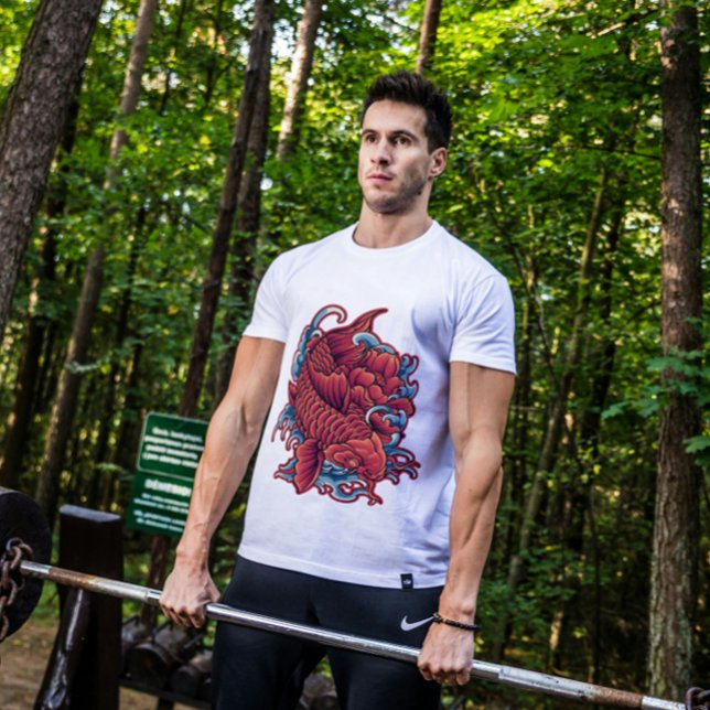 Camiseta Koi Fish Japonês (Criador carregado)