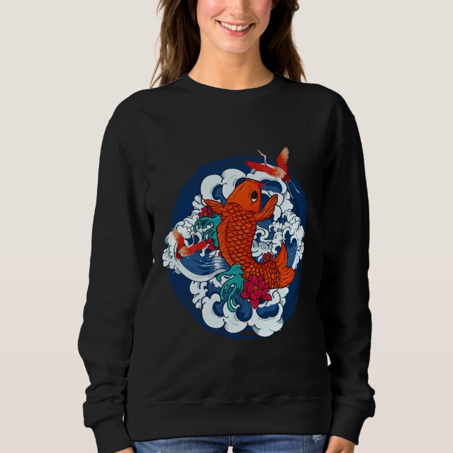Camiseta Koi Fish Japonês (Frente)