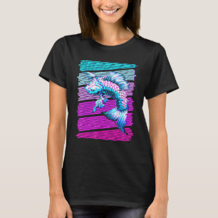 Camiseta Koi Fish Koi Carp Japonês Tradicional Vaporwave A