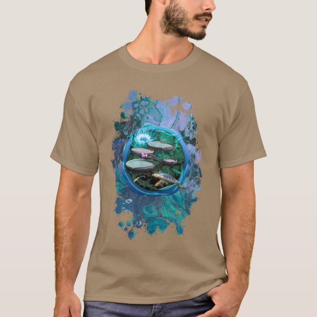 Camiseta Koi Fish "NASCER DE DRAGONFLY" (Frente)