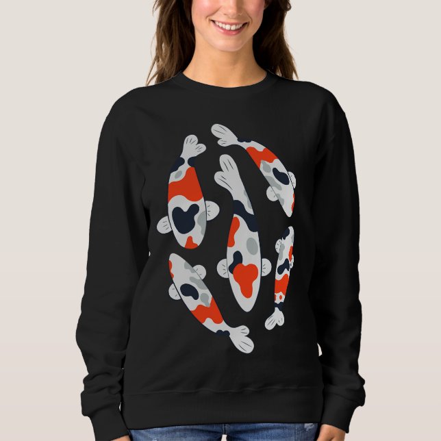 Camiseta Koi Fish Pond Japonês (Frente)