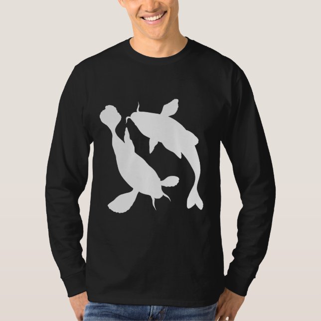 Camiseta Koi Fish Silhouette (Frente)