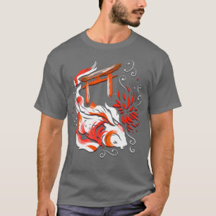 Camiseta Koi Fish Torii Art Design - Nishikigoi