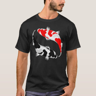 Camiseta Koi Fish Yin E Yang Art shirt