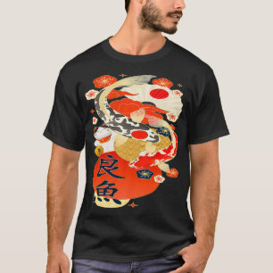 Camiseta koi fish ying yangJapan Lucky Cat - Maneki