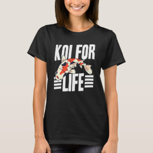 Camiseta Koi For Life Japonês Koi Carp Nishikigoi Asian Fi