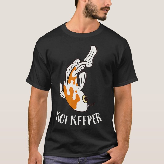 Camiseta Koi Keeper Japonês Koi Fish Lover (Frente)