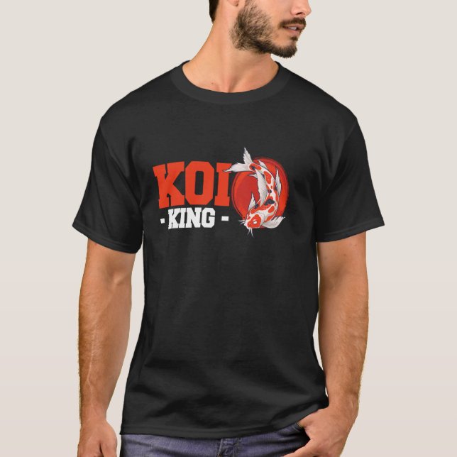 Camiseta Koi King Japan Fish (Frente)