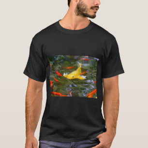 Camiseta Koi Laranja e Amarelo