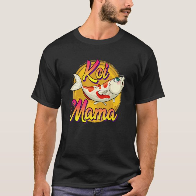 Camiseta Koi Mama Koi Pond Owner Koi Carp (Frente)