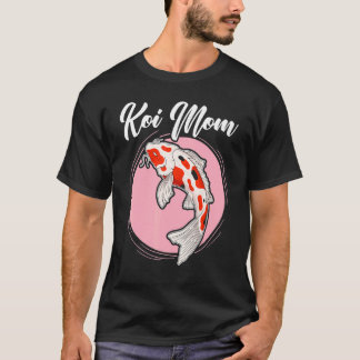 Camiseta Koi Mom Japanese Koi Carp Nishikigoi Fish Mothers