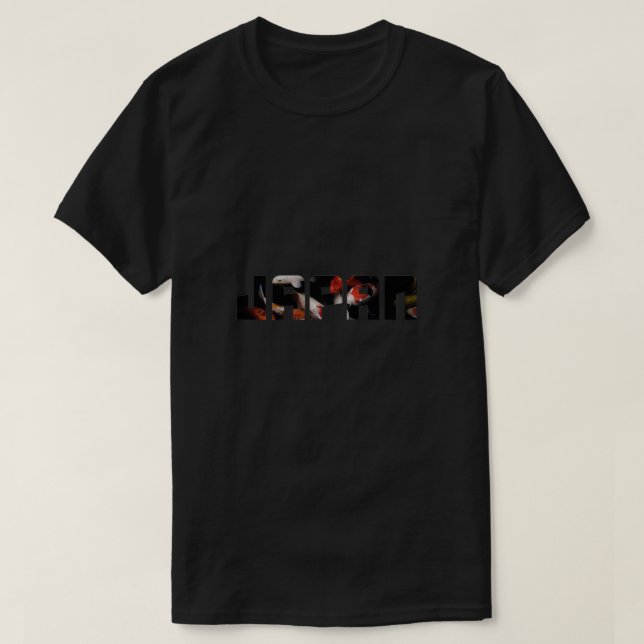 Camiseta Koi no Japão (Frente do Design)