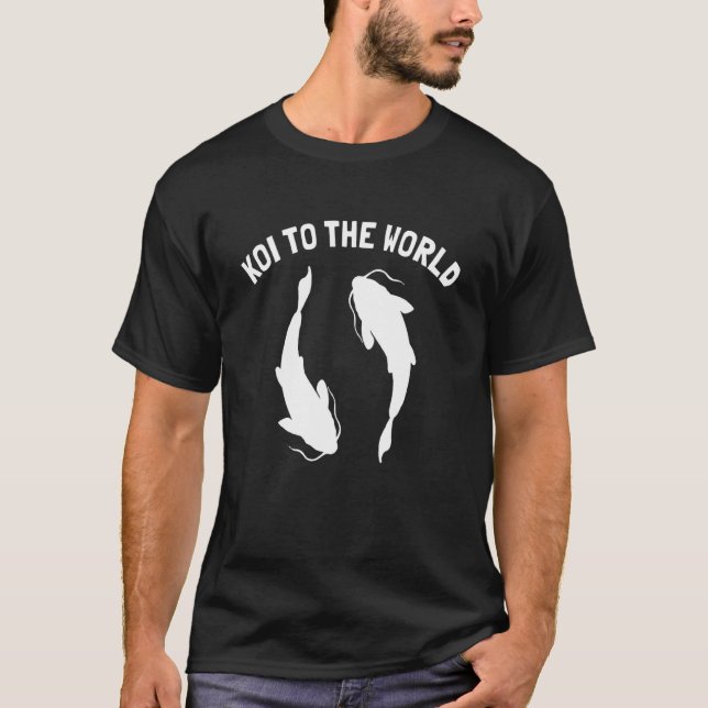Camiseta Koi Para O Mundo  Peixe Koi 2 (Frente)