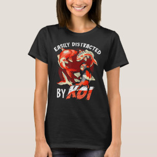 Camiseta Koi Pede Homens Mulheres Japão Koi Carp Fishes Pon