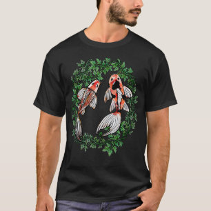 Camiseta Koi Pond Art I Love Koi Fish Watercolor