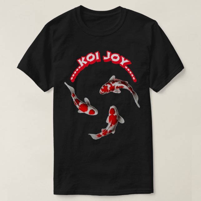 Camiseta Koi Pond Japan Fish (Frente do Design)