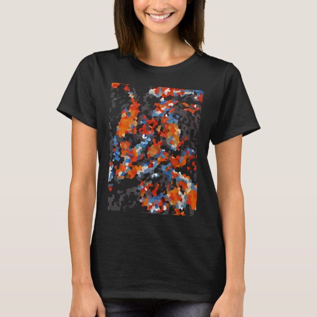 Camiseta Koi Simplificado - Pintura de Koi (Frente)