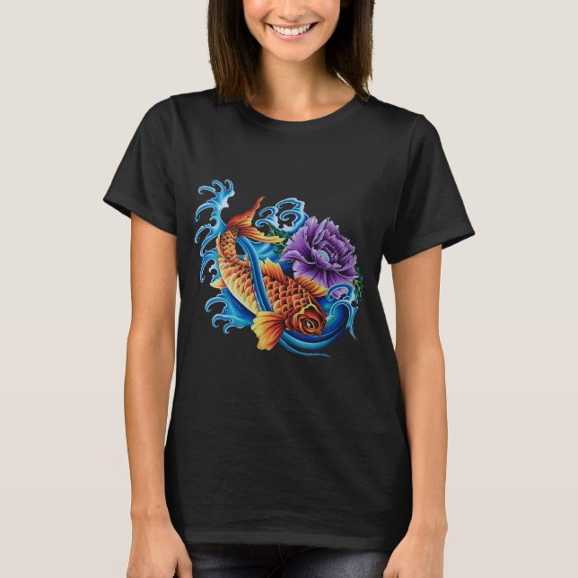 Camiseta Koi Vibrante (Frente)