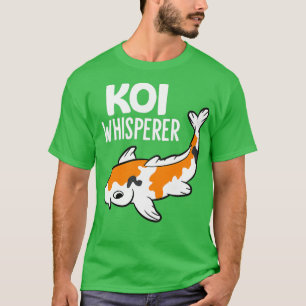 Camiseta Koi Whisperer Aquarium Japonês Koi