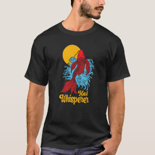 Camiseta Koi Whisperer Japonês Koi Carp Nishikigoi Fish