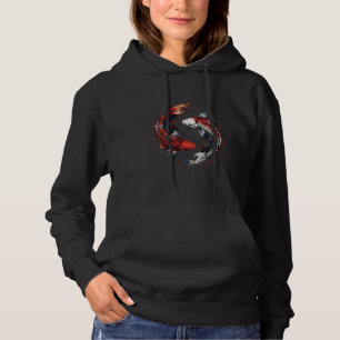 Camiseta Koi Yin Yang Japonês Pond Lover Asian Carp Koi Fi