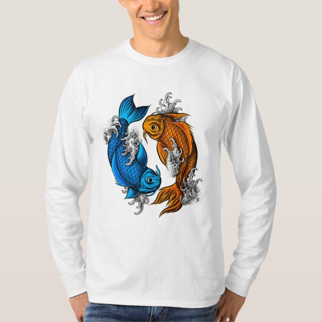 Camiseta Koi Ying Yang (Frente)