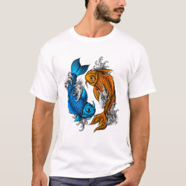 Camiseta Koi Ying Yang - Arte Original