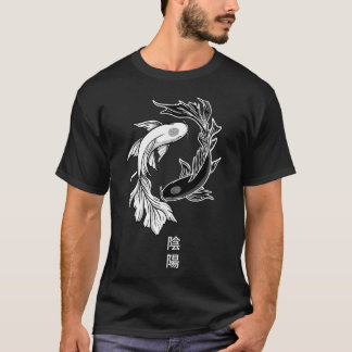 Camiseta koi yinyang