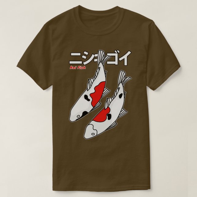 Camiseta Koinobori Japonês p Fish (Frente do Design)