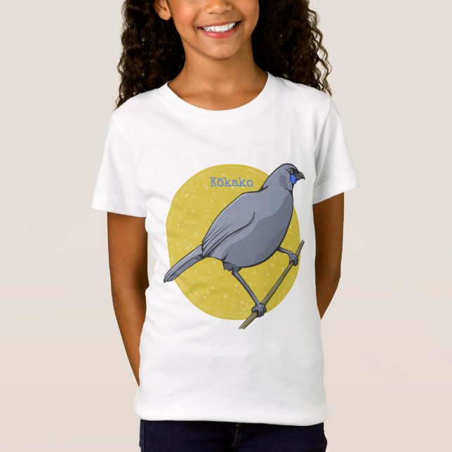 Camiseta Kokako Nz Bird (Frente)