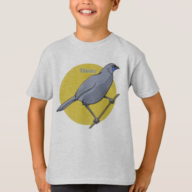 Camiseta Kokako Nz Bird (Frente)