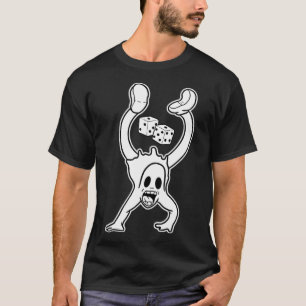 Camiseta Koko O Palhaço Ghost Lucky Dice Handstand Gótico C