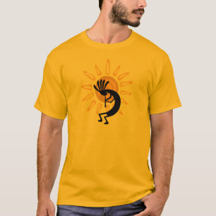 Camiseta Kokopelli Dourada Mens Tshirt