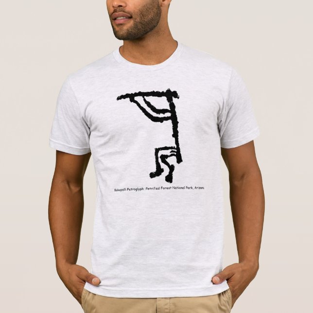 Camiseta Kokopelli Petroglyph (Frente)